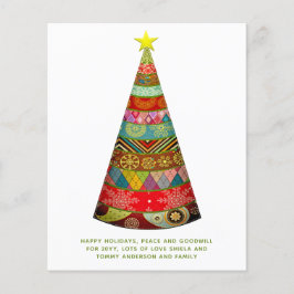 予算フォークアートクリスマスカード装飾