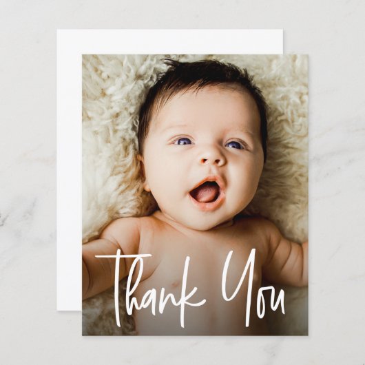 予算フレンドリーモダンカスタムベビー写真 (正面/裏面)