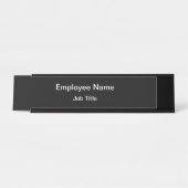 予算フレンドリー事務職員 デスクネームプレート (正面)