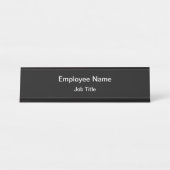 予算フレンドリー事務職員 デスクネームプレート (正面)