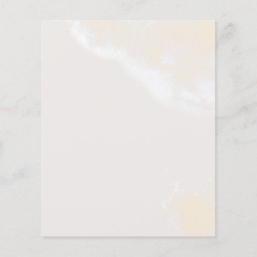 予算フレンドリー赤面フローラ結婚式招待状 (裏面)