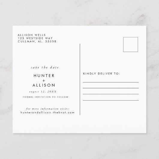 予算フロスト日付フライヤーを保存 (裏面)