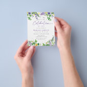 予算フローラお祝いの生活葬儀 チラシ (手)