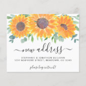 予算フローラの新しい住所の引越しのお知らせ (正面)