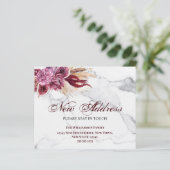 予算フローラの新しい住所の引越しのお知らせ (スタンド正面)