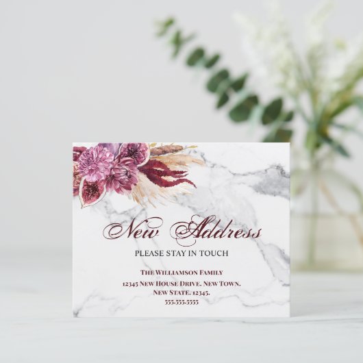 予算フローラの新しい住所の引越しのお知らせ (スタンド正面)