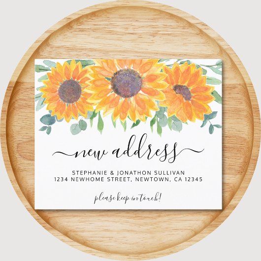 予算フローラの新しい住所の引越しのお知らせ