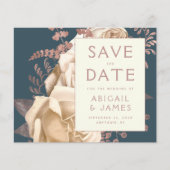 予算フローラアイボリーバラ金ゴールドティール（緑がかった色）日付の保存 (正面)