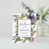 予算フローラウォーターカラーラビットイースター招待状 (スタンド正面)