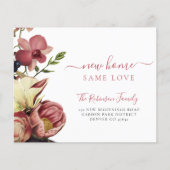 予算フローラエレガントスクリプトの移動告知 (正面)