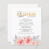 予算フローラカップル赤ちゃんシャワー水色 (正面/裏面)