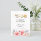 予算フローラカップル赤ちゃんシャワー水色 (スタンド正面)