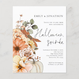 予算フローラカボチャスクリプトハローウィンパーティ白