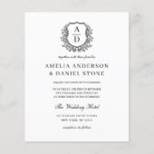 予算フローラクレストモノグラ結婚ムエレガントズ チラシ (正面)