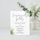 予算フローラグリーナリー婚約パーティ招待状 (スタンド正面)