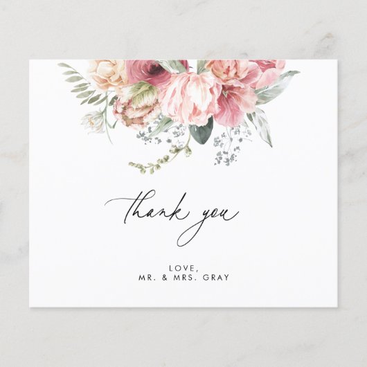 予算フローラサンキューカード |アナベス チラシ (正面)