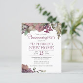 予算フローラシック引っ越し祝いパーティーパーティの招待状 (スタンド正面)