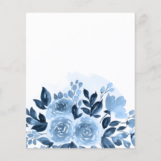 予算フローラスクリプトウェディング日付の保存 (裏面)