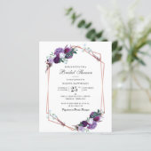 予算フローラスクリプトブライダルシャワー招待 (スタンド正面)