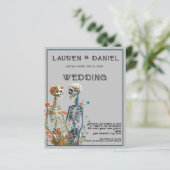 予算フローラスケルトンミニマルQRコード結婚ズ (スタンド正面)