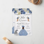 予算フローラダスティブルーシルバーチャラキンセアニェラ ノートカード (正面/裏面インサイチュ)