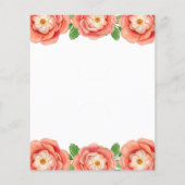 予算フローラティーパーティーブライダルシャワー (裏面)