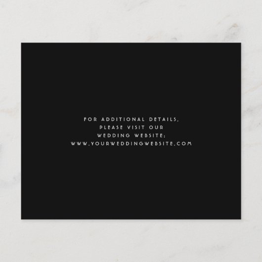 予算フローラネイビーブルーシルバー日付を保存 (裏面)