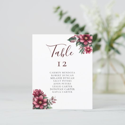 予算フローラバー結婚ガンディのテーブル席表 (スタンド正面)