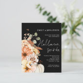 予算フローラパンプキンスクリプトハローウィンパーティブラック (スタンド正面)