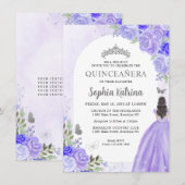 予算フローラパープルグレープリンセスキンセアニェラ ノートカード (正面/裏面)