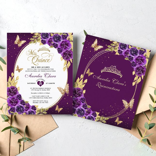 予算フローラパープル金ゴールドティアラmisキンセアニェラ (クリエイターアップロード済み)