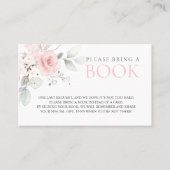 予算フローラピンクはカードの代わりに本をもたらす 名刺 (正面)