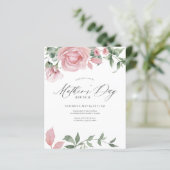 予算フローラピンクマザーズデイブランチの招待状 (スタンド正面)