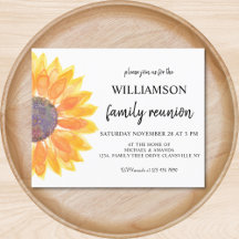 予算フローラファミリ懇親会招待状