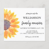 予算フローラファミリ懇親会招待状 (正面)