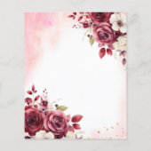 予算フローラブルゴーニュプリンセスキンセアニェラ チラシ (裏面)