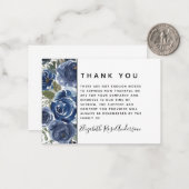 予算フローラモダン悔やみや弔慰葬儀 ノートカード (正面/裏面インサイチュ)