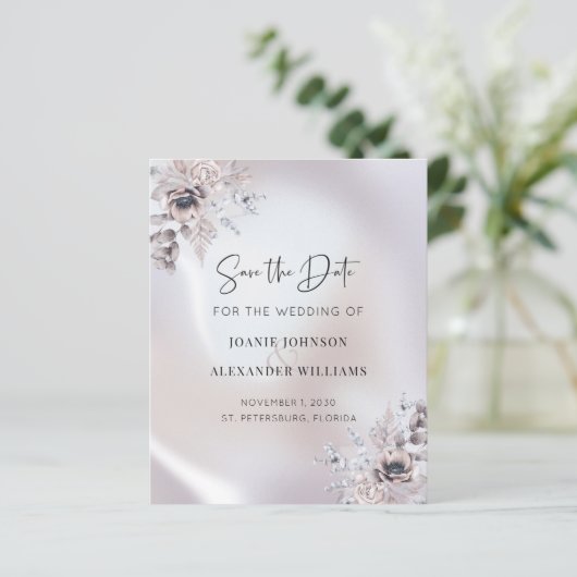 予算フローラユーカリ結婚式の日付を保存 (スタンド正面)