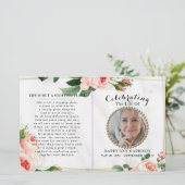 予算フローラライフプログラムの写真お祝い (スタンド正面)