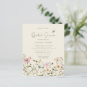 予算フローラワイルドフラワーブライダルシャワー招待 (スタンド正面)