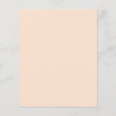 予算フローラ仮想ブライダルシャワー赤面ピンク (裏面)