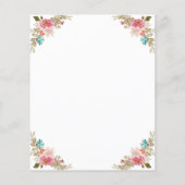 予算フローラ宗教クロスイースターブランチ招待状 (裏面)