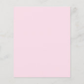 予算フローラ幾何学的バラ金ゴールド保存日付 チラシ (裏面)