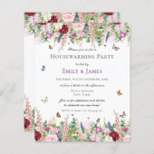 予算フローラ引っ越し祝いパーティーパーティー (正面/裏面)