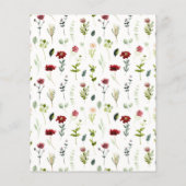 予算フローラ時間の茶のブライダルシャワー (裏面)