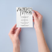 予算フローラ結婚のメニュー。フライヤー チラシ (手)