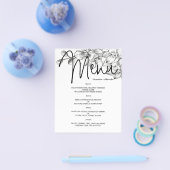 予算フローラ結婚のメニュー。フライヤー チラシ (シングル)