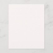 予算フローラ結婚ブライダルシャワーのシューゲームカード チラシ (裏面)