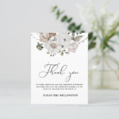 予算フローラ葬儀サンキューカード (スタンド正面)