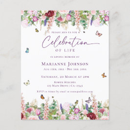 予算フローラ蝶お祝いの生活 チラシ